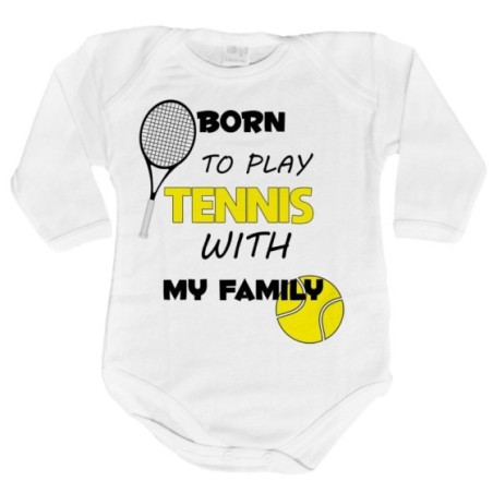 Body neonato born to play tennis with my family