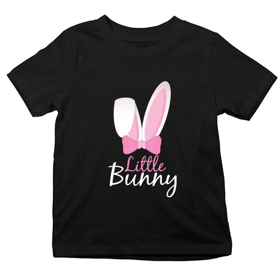 T-shirt bambino personalizzabile con nome little bunny Pasqua