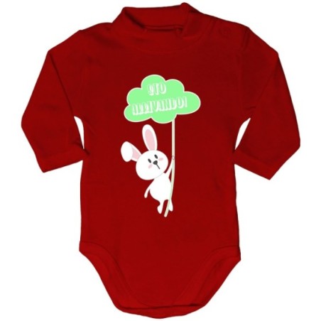 Body lupetto neonato personalizzabile con nome sto arrivando coniglietto sale la fune Pasqua