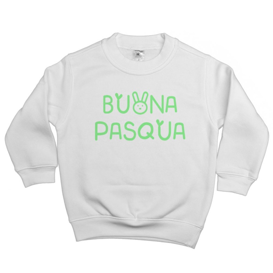 Felpa bambino buona pasqua disegno neonato Pasqua