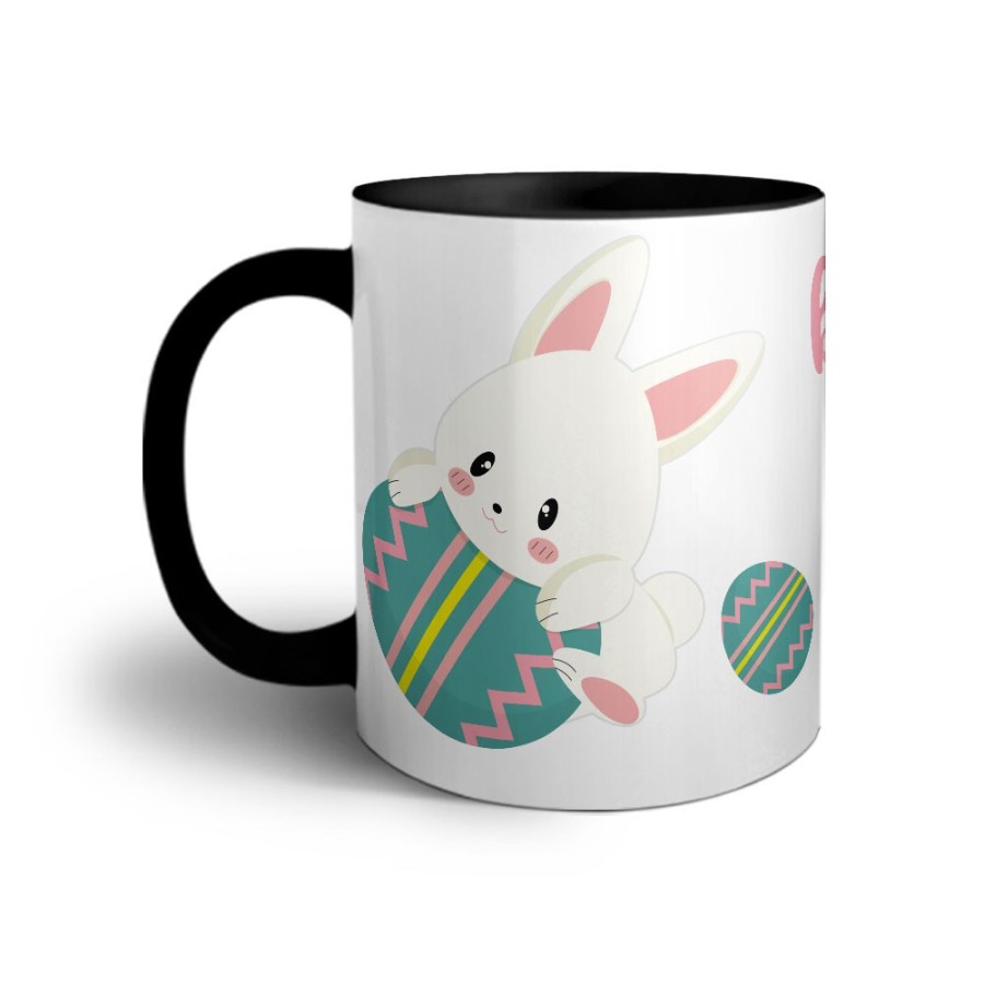 Tazza personalizzabile con nome la mia prima pasqua con coniglietto Pasqua
