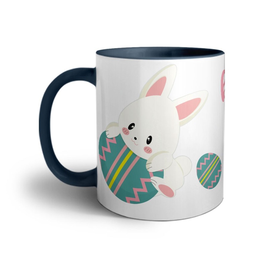 Tazza personalizzabile con nome la mia prima pasqua con coniglietto Pasqua