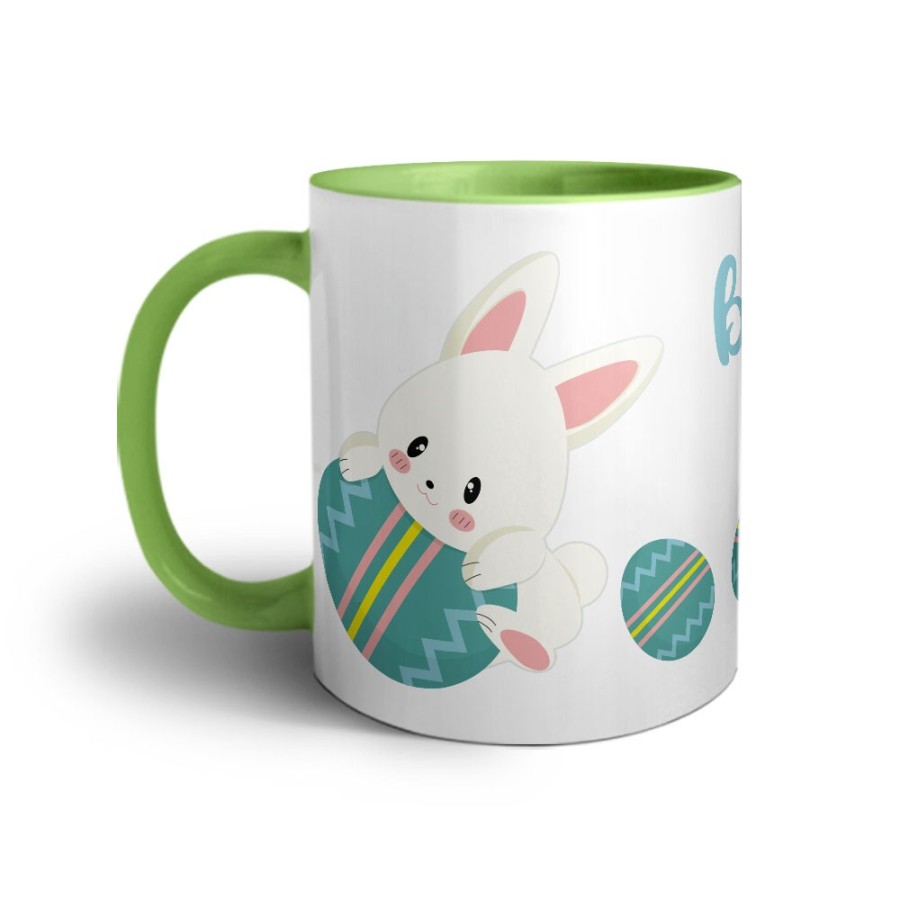 Tazza personalizzabile con nome la mia prima pasqua con coniglietto Pasqua