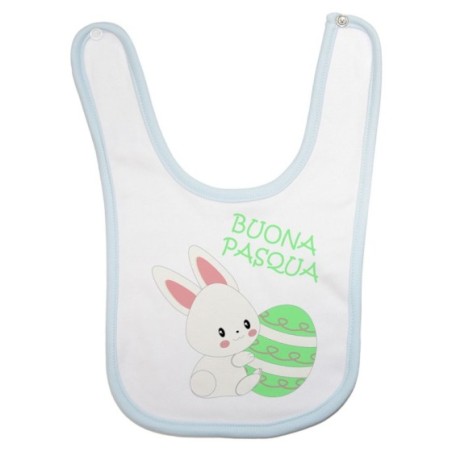 Bavaglino neonato buona pasqua coniglietto carino Pasqua