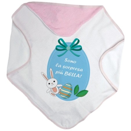 Accappatoio neonato sono la sorpresa più bella Pasqua