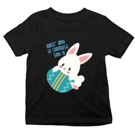 T-shirt bambino quest'anno la sorpresa sono io...
