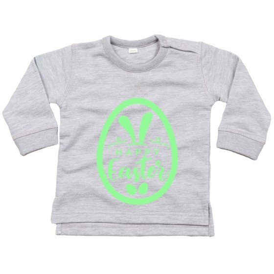 Felpa neonato happy easter Pasqua