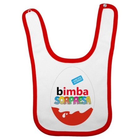 Bavaglino neonato bimbo sorpresa