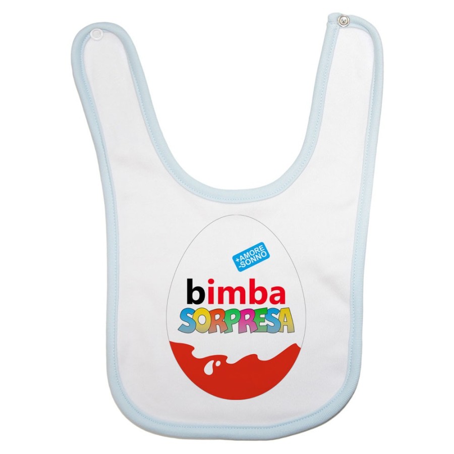 Bavaglino neonato bimbo sorpresa Pasqua