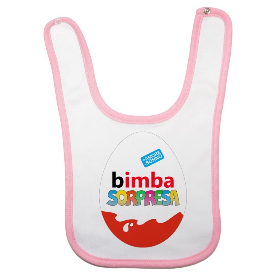 Bavaglino neonato bimbo sorpresa Pasqua