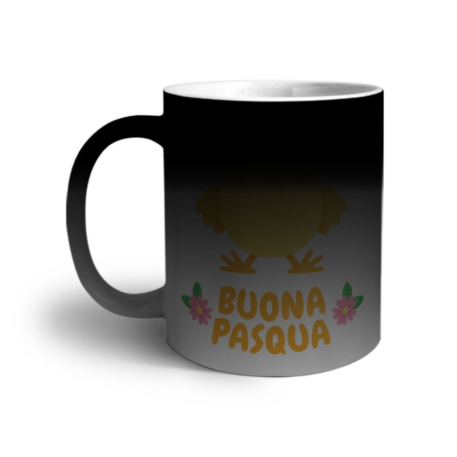 Tazza personalizzabile con nome buona pasqua dal pulcino Pasqua