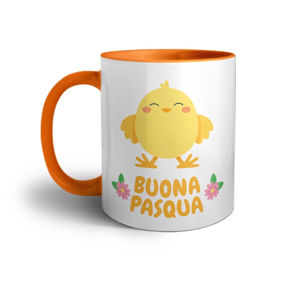 Tazza personalizzabile con nome buona pasqua dal pulcino Pasqua