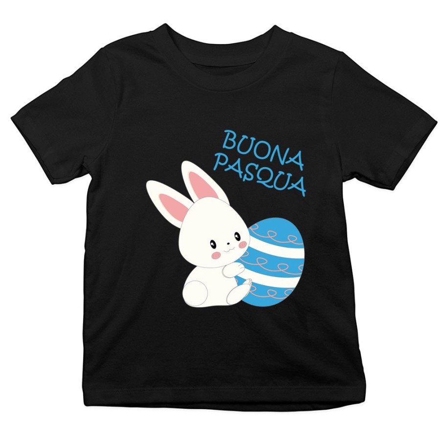 T-shirt bambino buona pasqua coniglietto carino Pasqua