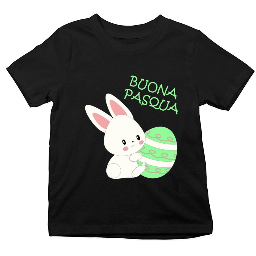 T-shirt bambino buona pasqua coniglietto carino Pasqua