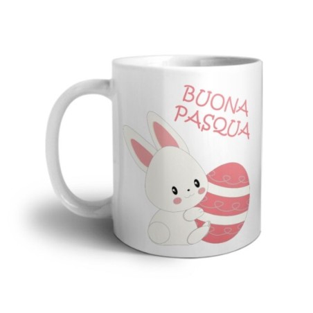 Tazza buona pasqua coniglietto carino
