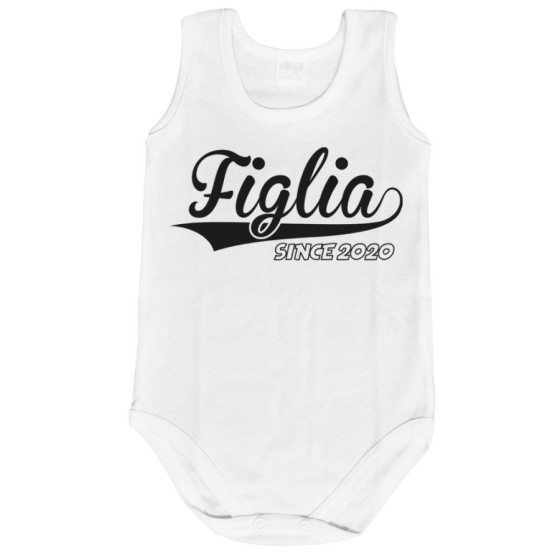 Body neonato personalizzato con anno figlio figlia since Per la famiglia