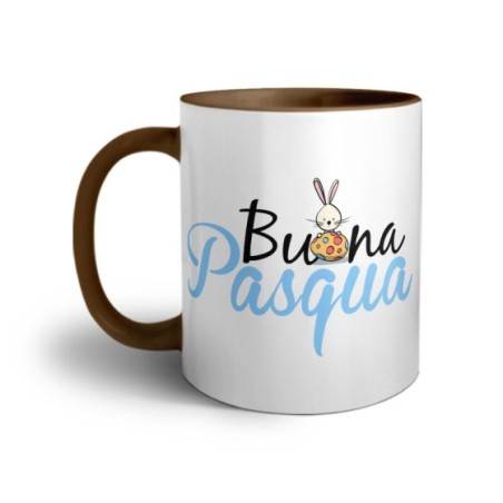 Tazza buona pasqua con coniglietto e ovetto Pasqua