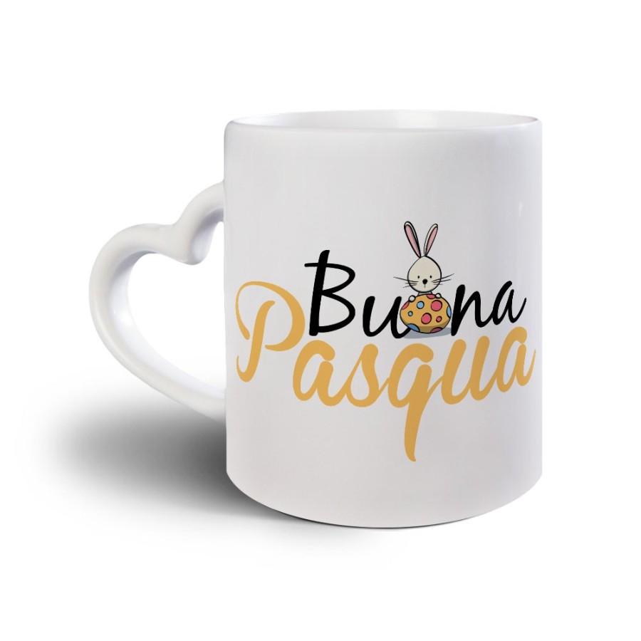 Tazza buona pasqua con coniglietto e ovetto Pasqua