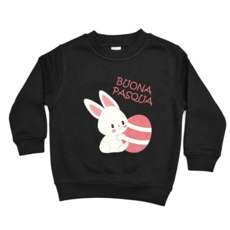 Felpa bambino buona pasqua coniglietto carino Pasqua