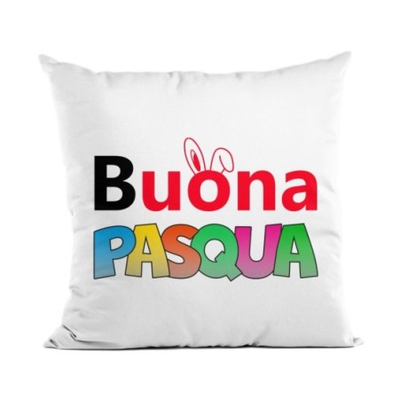 Cuscino buona pasqua colorata Pasqua