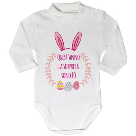 Body lupetto neonato personalizzabile con nome quest'anno...