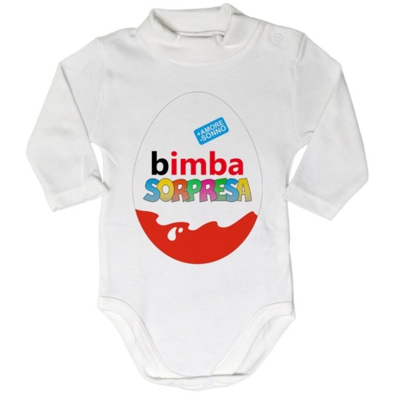 Body lupetto neonato bimbo sorpresa Pasqua