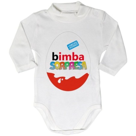 Body lupetto neonato bimbo sorpresa