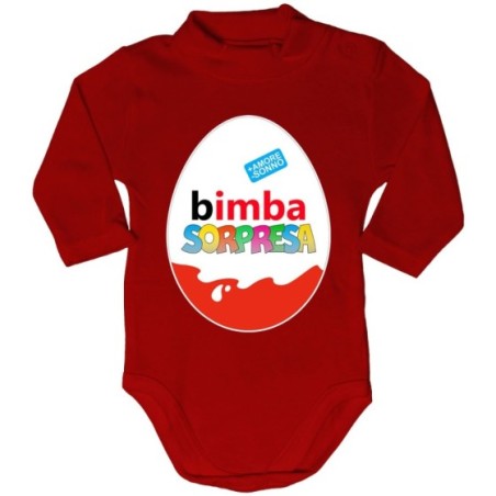 Body lupetto neonato bimbo sorpresa Pasqua
