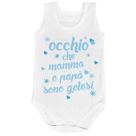 Body neonato occhio che mamma e papà sono gelosi con...