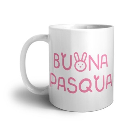Tazza buona pasqua disegno neonato