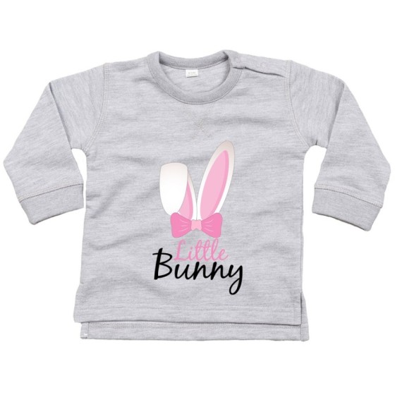 Felpa neonato personalizzabile little bunny Pasqua
