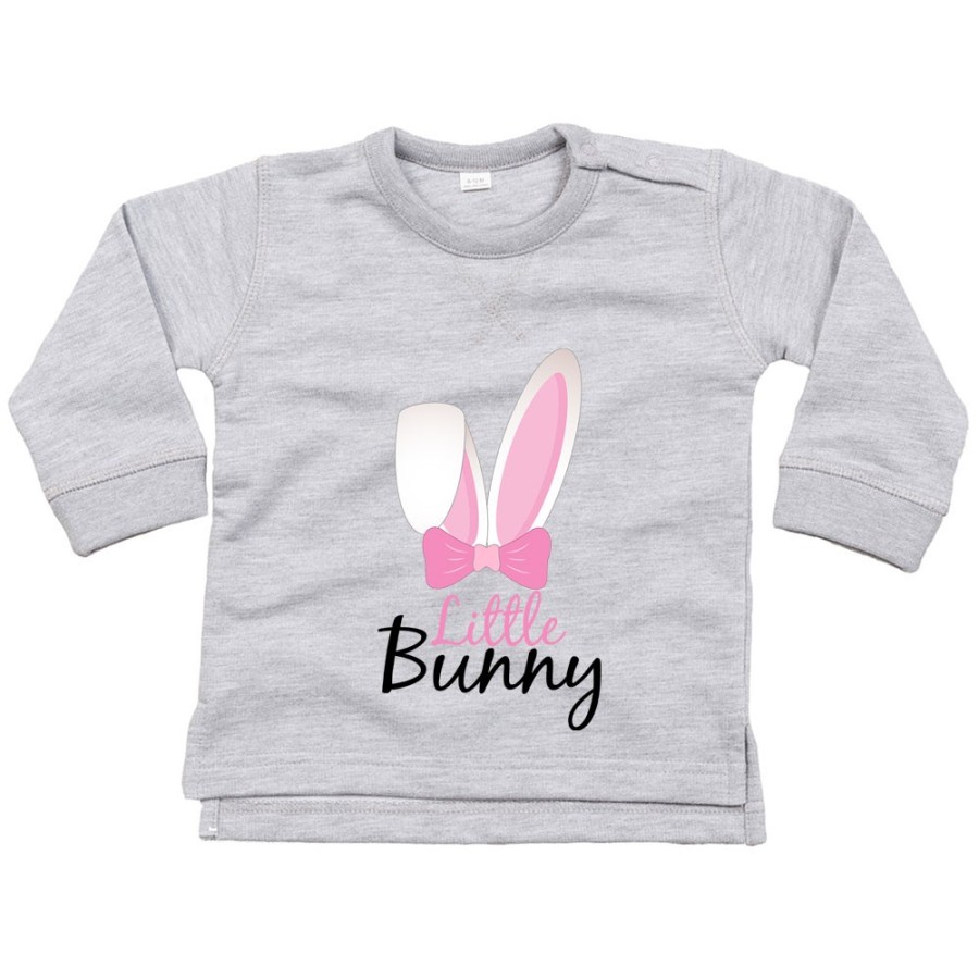 Felpa neonato personalizzabile little bunny Pasqua