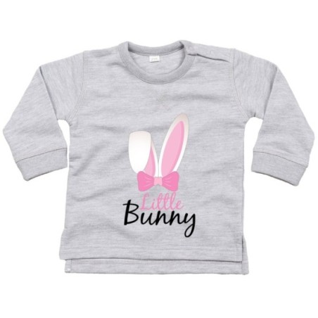 Felpa neonato personalizzabile little bunny
