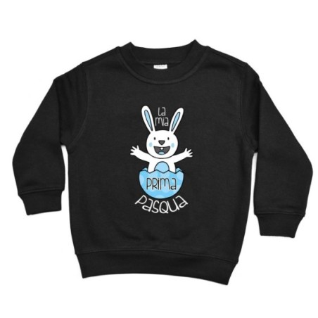 Felpa bambino personalizzabile con nome prima pasqua...