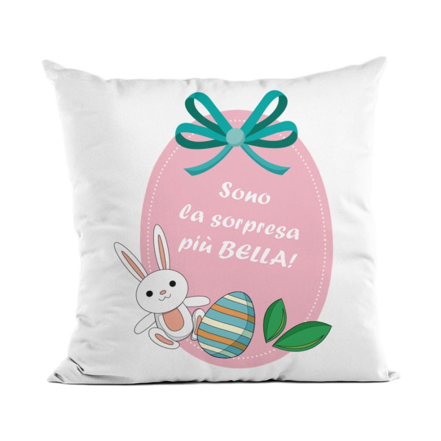 Cuscino sono la sorpresa più bella Pasqua