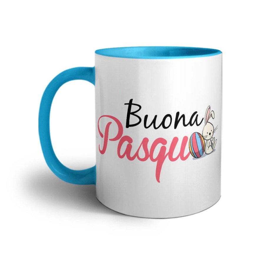 Tazza buona pasqua coniglietto seduto Pasqua