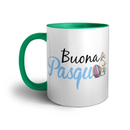 Tazza buona pasqua coniglietto seduto Pasqua