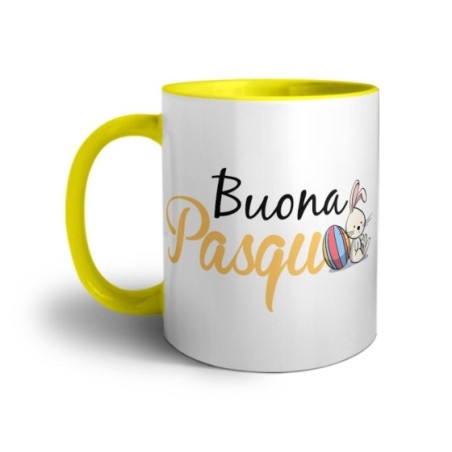 Tazza buona pasqua coniglietto seduto Pasqua