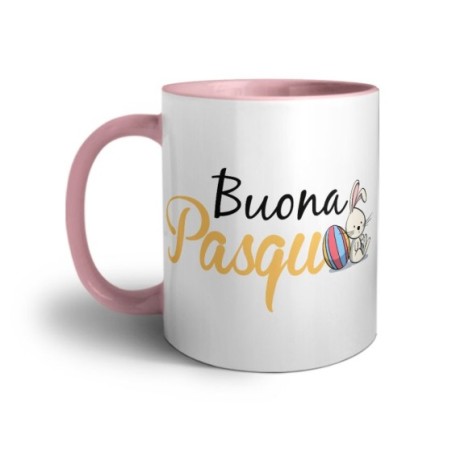 Tazza buona pasqua coniglietto seduto Pasqua