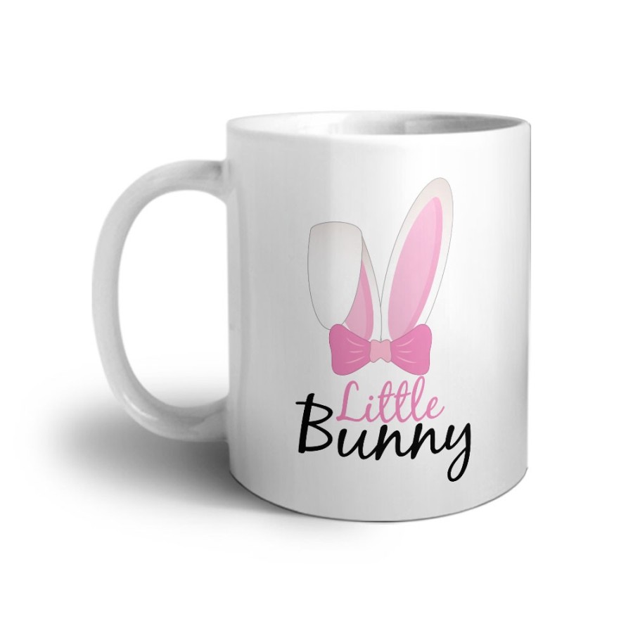 Tazza personalizzabile con nome little bunny Pasqua
