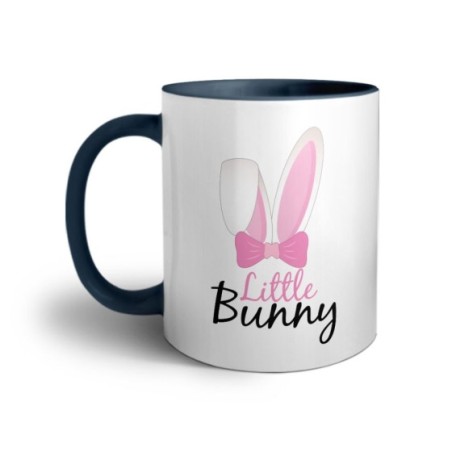 Tazza personalizzabile con nome little bunny Pasqua