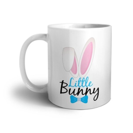 Tazza personalizzabile con nome little bunny Pasqua