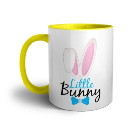Tazza personalizzabile con nome little bunny Pasqua