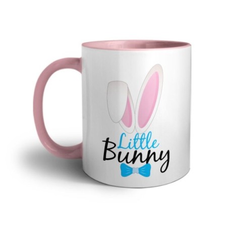 Tazza personalizzabile con nome little bunny Pasqua