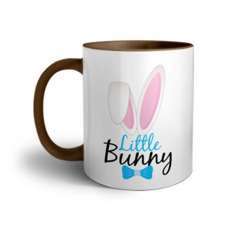 Tazza personalizzabile con nome little bunny Pasqua