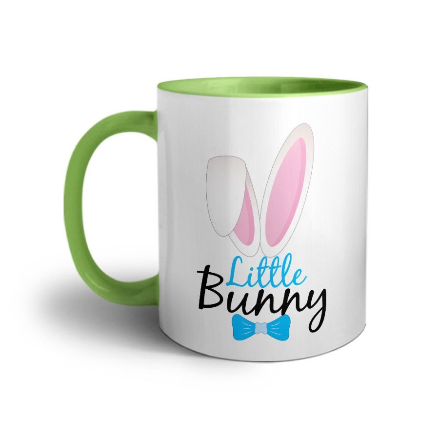 Tazza personalizzabile con nome little bunny Pasqua