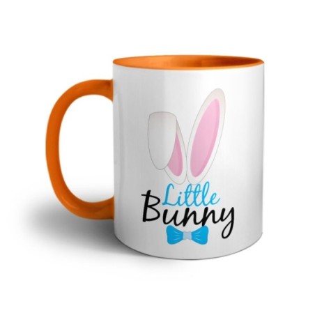 Tazza personalizzabile con nome little bunny Pasqua
