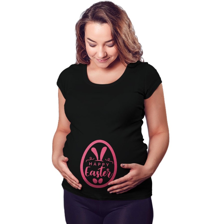 Maglia premaman happy easter Pasqua