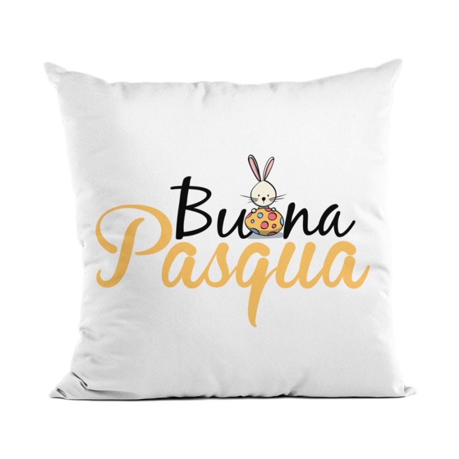 Cuscino buona pasqua con coniglietto e ovetto Pasqua