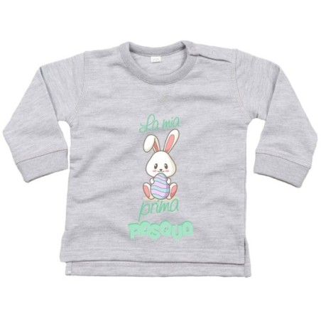 Felpa neonato personalizzabile con nome la mia prima...